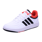 adidas Hoops 3.0 Sneaker Kinder GZ9673 - cloud white/core black/bright red 36 2/3