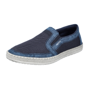 Rieker Blau Stoff