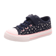 Indigo Kinder Leinen Sneaker, Slipper