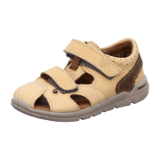 Ricosta Kaspi 3000102630 Desert/Hazel) (beige) - Sandale - Kinderschuhe Lauflernschuhe Gr. 18 - 26, Beige, leder (barbados/velour)