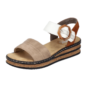 Rieker ,camel/offwhite/beige-gold/caye