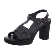 Paul Green Plateau T-Steg Sandalette schwarz Nappa 7907