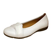 Gabor Ballerina weiß Leder Schlaufe 04.165.21
