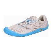 Merrell Vapor Glove 6 Oyster/Atoll (Beige/Blau) - sportlicher Schnürschuh - Barfußschuhe DAMEN, Beige