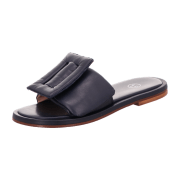 Lorena Paggi Da.Pantolette,Schnalle,Blau