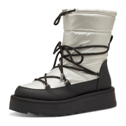 Tamaris Winter Stiefel schwarz weiß 1-26836-41 009