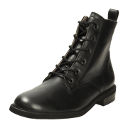 Paul Green Schnür Stiefel schwarz Lace Up Boot 8066