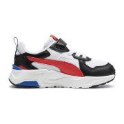 Puma Trinity Lite AC+ Sneaker Kinder 09 - PUMA white/active red/PUMA black 34.5