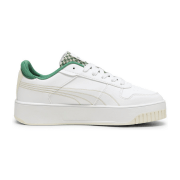Puma Carina Street Blossom Plateau Sneaker Damen 01 - PUMA white/sugared almond/archive green 38.5