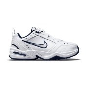 Nike Air Monarch IV Fitnessschuhe (extraweit) Herren 102 - white/metallic silver-midnight navy 42