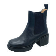 Ten Points Selma 60377-101 black pflanzl.gegerbtes Leder