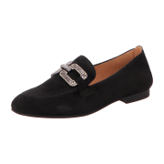 Gabor Schuhe Slipper schwarz altsilber 65.210.17