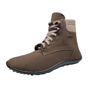 Leguano Icebare Braun - gefütterte Stiefelette - Barfußschuhe DAMEN, Braun