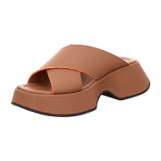Vic Matié Da.Pantolette,Cognac/orange