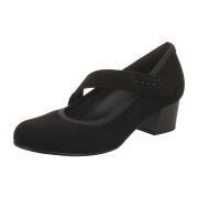Gabor comfort 46149-47 Schwarz - Pump - Damenschuhe Modische Pumps / Ballerina, Schwarz, leder (samtchevreau), absatzhohe: 45 mm
