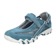 Allrounder Niro Jeans (Blau) - Slipper - Damenschuhe Slipper / Trotteur, Blau, leder/textil (mesh)