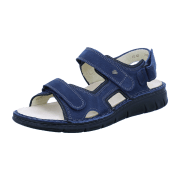FinnComfort Wanaka-Soft Baltic/Street  (blau) - Sandale - Marken , Blau, leder (nubukrona/patagonia)