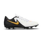 Nike Phantom GX 2 Club FG/MG Fußballschuhe 100 - white/black/mtlc gold coin 44.5