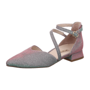 Paul Green Riemchen Pumps grau Effekt Glitzer 3818-00x