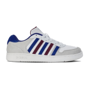 K-Swiss Court Palisades White/Scarlet Ibis/Deep Lake Größe EU 42