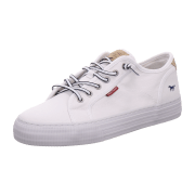 Mustang Leinen Sneaker White