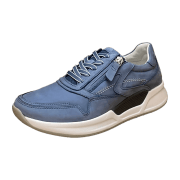 Gabor RollingSoft Schuhe blau heaven Nubuck 46.957.26