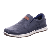 Sioux Cayhall Profondo (Blau) - sportlicher Slipper - Herrenschuhe Slipper, Blau, leder (kalbleder)