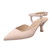 Pomme d'or Sling Pumps,Spitz,Riemen,Sand