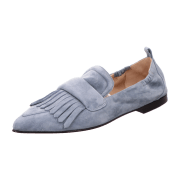 Pomme d'or Slipper Spitz,Fransen,Blau