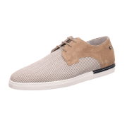 Floris van Bommel De Dekker Schuhe beige weiß gestreift 30288