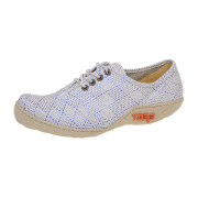 Eject Diamante Schuhe weiß blau 17070
