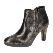Gabor Stiefelette schwarz silber High-Heels 35.890.69