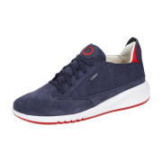 Geox Aerantis Schuhe blau rot Damen Sneakers