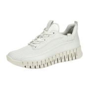 Ecco Gruuv Schuhe weiß Damen Sneakers Rauten 218223