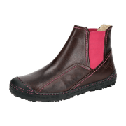Eject Dass Stiefelette dunkelbraun pink 20756