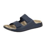 Ecco Cozmo Herren Pantolette dunkelblau marine Klett 500904