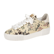 Högl Blossom Schuhe Plateau Sneakers beige Blumen