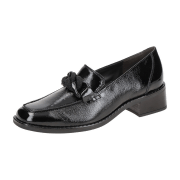Paul Green Schuhe Slipper schwarz Lack 1048
