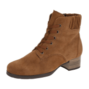 Gabor Stiefelette hellbraun Velour 35.502.18