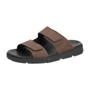 Geox Xand 2S Herren Pantolette schwarz Klett U35BGB