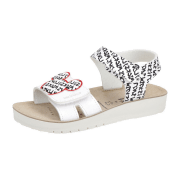 Geox Costarei Kinder Sandale weiß schwarz Minnie-Maus