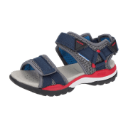Geox Borealis Outdoor Kinder Sandale grau rot