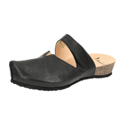 Think Kessy Pantolette schwarz Glattleder Clogs