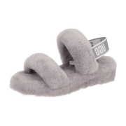 UGG Oh Yeah Hausschuhe grau Fell 1107953