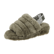 UGG Fluff Yeah Slide Hausschuhe grün