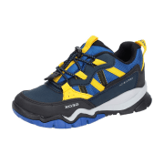 Geox Montrack Kinderschuhe blau gelb Wasserdicht J26HBB