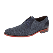 Floris van Bommel Schuhe blau Nubuck 18107