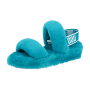 UGG Oh Yeah Sandale hellblau Fell 1107953