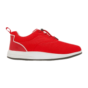 Wellbe Montreal Red (rot) - sportlicher Schnürschuh - Damenschuhe Top Trends, Rot, textil/leder (softmesh, leicht wasserabweisend)
