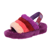 UGG Fluff Yeah Slide Hausschuhe lila multi